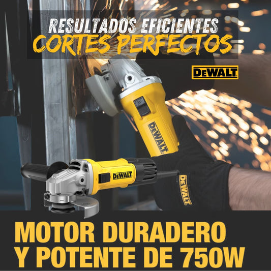 Pulidora DeWalt 4 1/2 con Velocidades Ajustables: