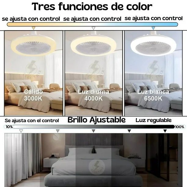 Luz LED con Ventilador Integrado Good Life™