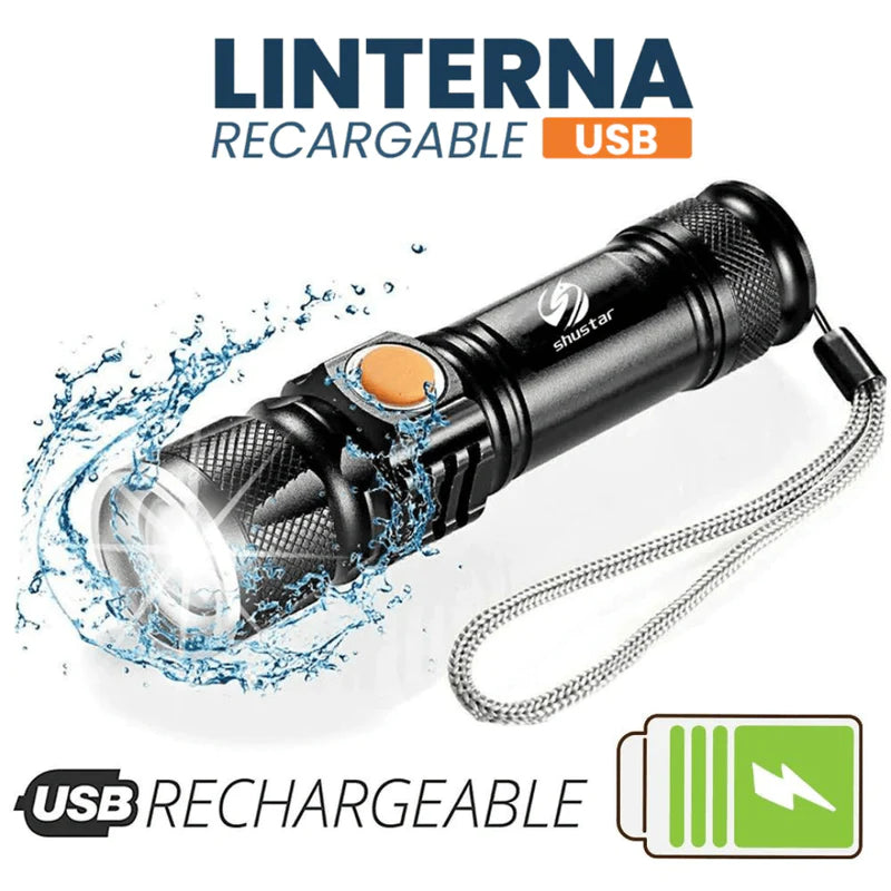 Linterna Táctica Militar Pro™ - USB