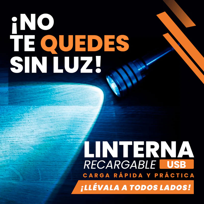 Linterna Táctica Militar Pro™ - USB