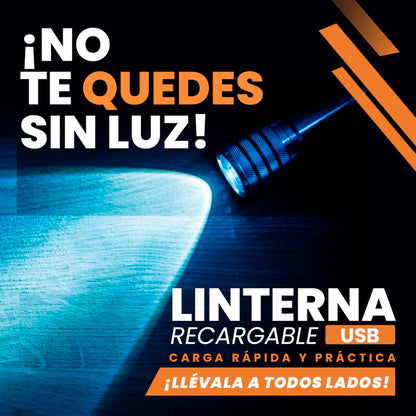 Linterna Táctica Militar Pro™ - USB