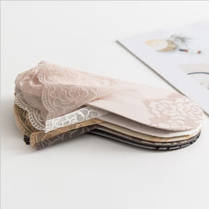 Medias de encaje Antideslizantes x 2 Pares