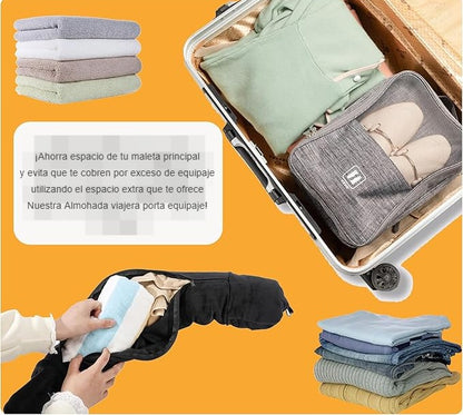 Almohada Viajera Porta Equipaje