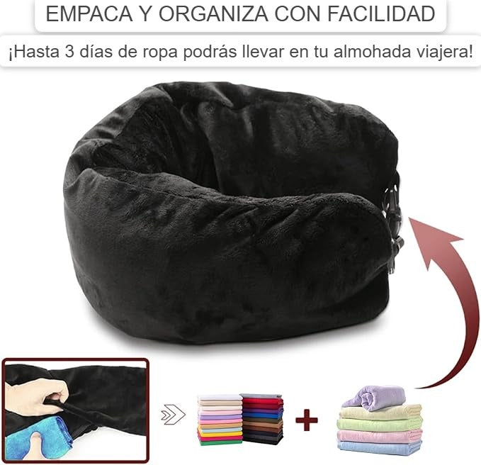 Almohada Viajera Porta Equipaje