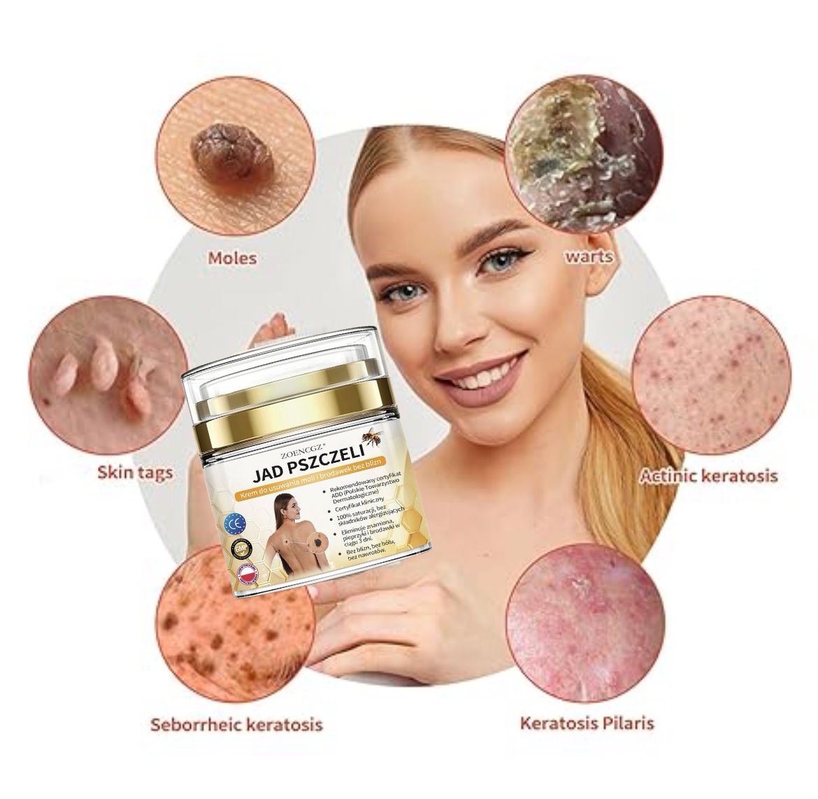 Crema anti verrugas con Veneno de Abeja Pro Health™