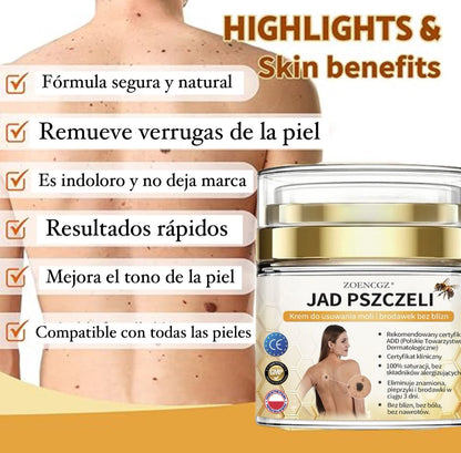 Crema anti verrugas con Veneno de Abeja Pro Health™