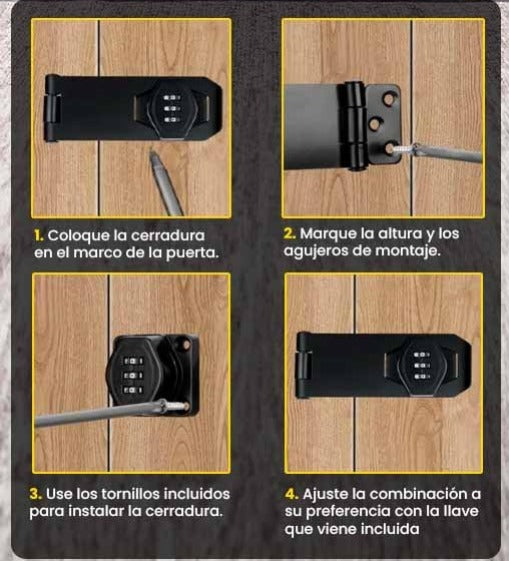 Cerradura con clave Pro Lock
